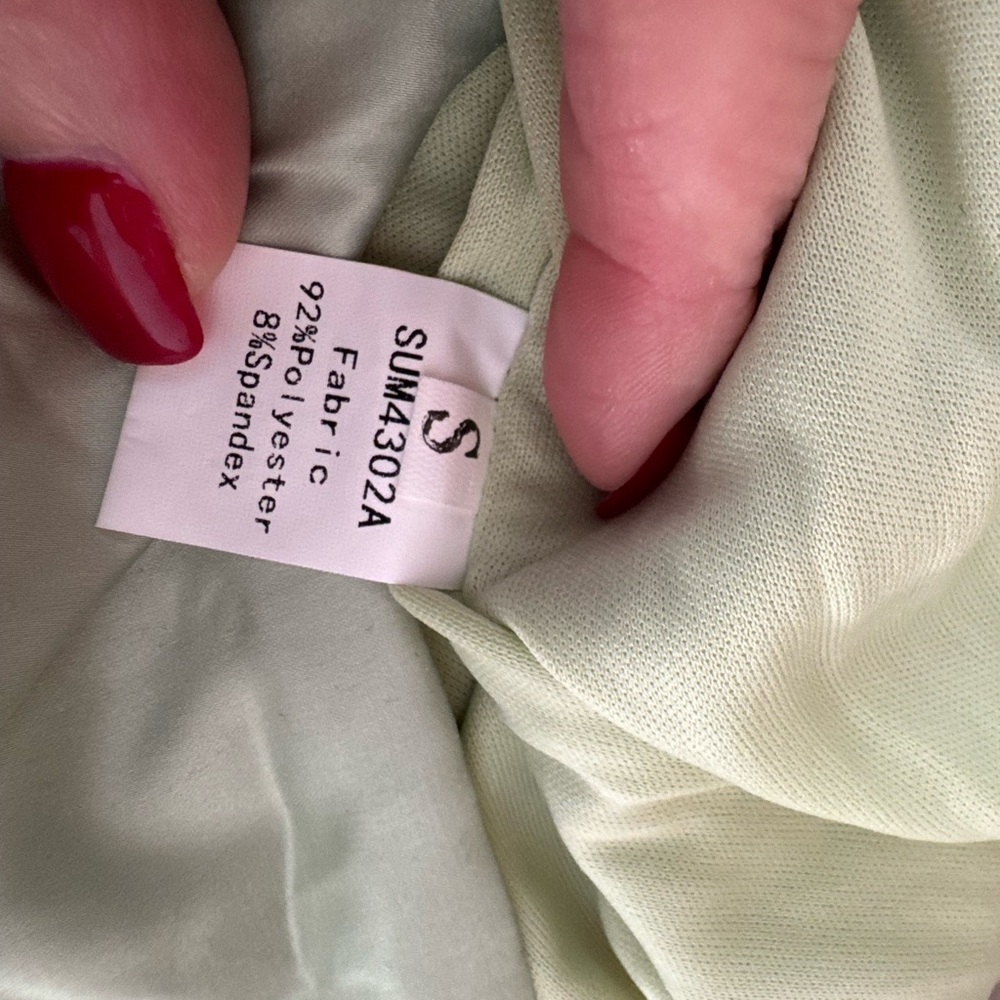 Rosedress NWT Size Small, mint green, skinny strap open back mini w/back detail - Picture 6 of 14